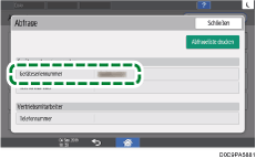 Abbildung Bedienfeld-Display