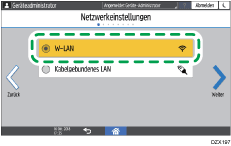 Abbildung Bedienfeld-Display