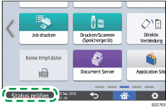 Abbildung Bedienfeld-Display