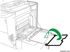 Απεικόνιση δίσκου οδήγησης στενού χαρτιού