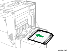Απεικόνιση δίσκου οδήγησης στενού χαρτιού