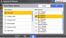 Εικόνα οθόνης πίνακα χειρισμού