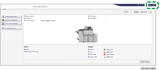 Web browser screen illustration