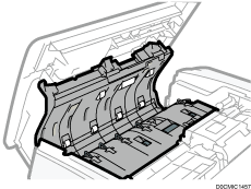 One-pass duplex scanning ADF illustration