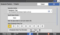 Ilustración de la pantalla del panel de mandos
