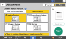 Ilustración de la pantalla del panel de mandos