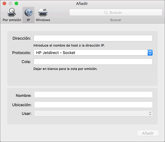 Ilustración de la pantalla del driver