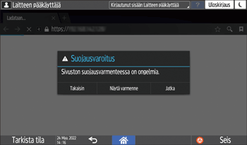Käyttöpaneelin näyttö