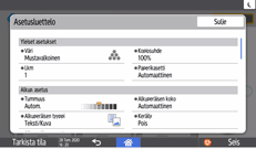 Käyttöpaneelin näyttö