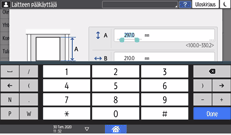 Käyttöpaneelin näyttö