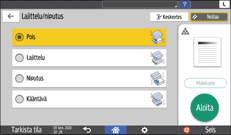 Käyttöpaneelin näyttö