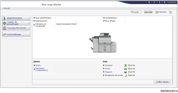 Illustration de l’écran du navigateur Web