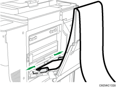 Illustration du magasin guide-papier pour pages de garde