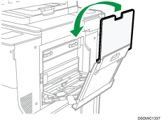 Illustration du magasin guide-papier pour pages de garde