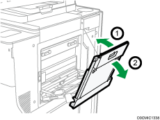Illustration du magasin guide-papier pour pages de garde