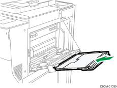 Illustration du magasin guide-papier pour pages de garde