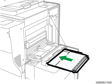 Illustration du magasin guide-papier pour pages de garde