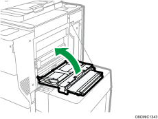 Illustration du magasin guide-papier pour pages de garde