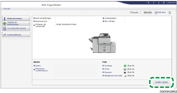 Illustration de l’écran du navigateur Web