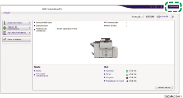 Illustration de la page du navigateur Web