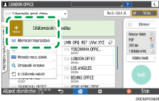 A kezelőpanel ismertetése