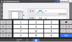A kezelőpanel ismertetése