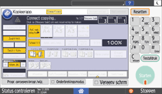 Afbeelding van bedieningspaneel