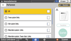 Afbeelding van bedieningspaneel