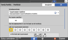 Afbeelding van bedieningspaneel