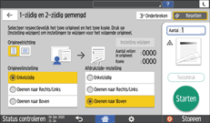 Afbeelding van bedieningspaneel