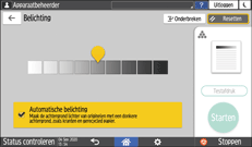 Afbeelding van bedieningspaneel