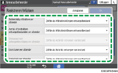 Afbeelding van bedieningspaneel