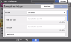 Afbeelding van bedieningspaneel