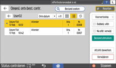 Afbeelding van bedieningspaneel