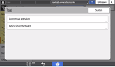 Afbeelding van bedieningspaneel