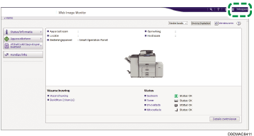 Afbeelding internetbrowserscherm