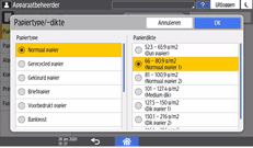 Afbeelding van bedieningspaneel