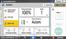 Afbeelding van bedieningspaneel
