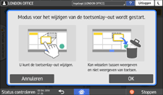 Afbeelding van bedieningspaneel