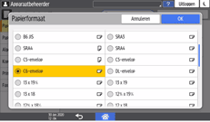 Afbeelding van bedieningspaneel