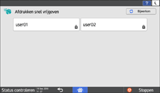 Afbeelding van bedieningspaneel