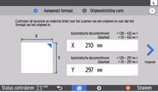 Afbeelding van bedieningspaneel