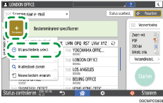 Afbeelding van bedieningspaneel