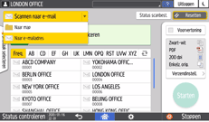 Afbeelding van bedieningspaneel