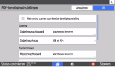 Afbeelding van bedieningspaneel
