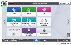Afbeelding van bedieningspaneel