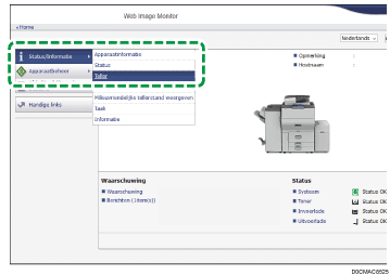 Afbeelding internetbrowserscherm