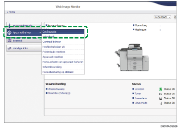 Afbeelding internetbrowserscherm