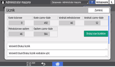 ilustracja ekranu panela operacyjnego