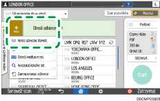 ilustracja ekranu panela operacyjnego